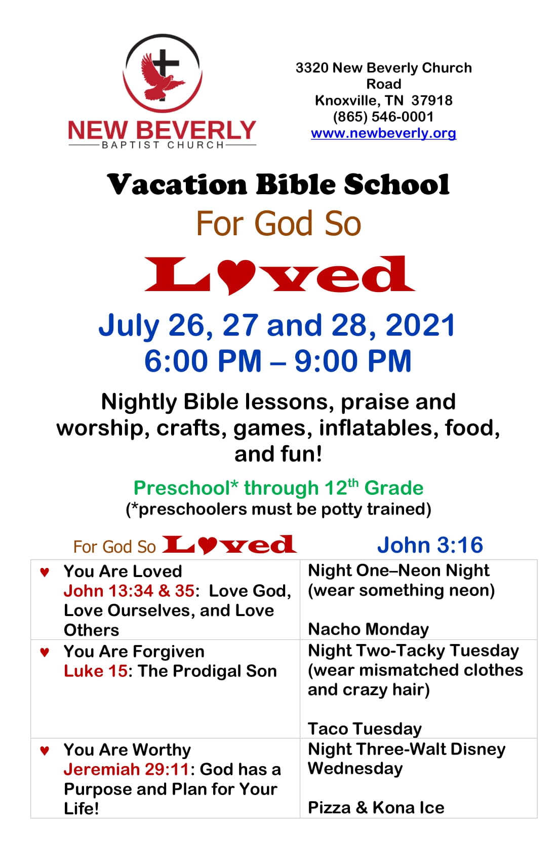 VBS 2021 Details